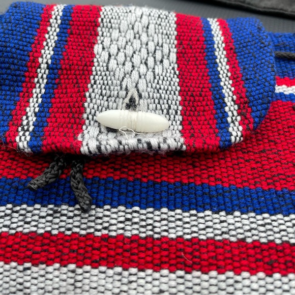 * Woven Captain America Baja draw string backpack Bag - Picture 3 of 8